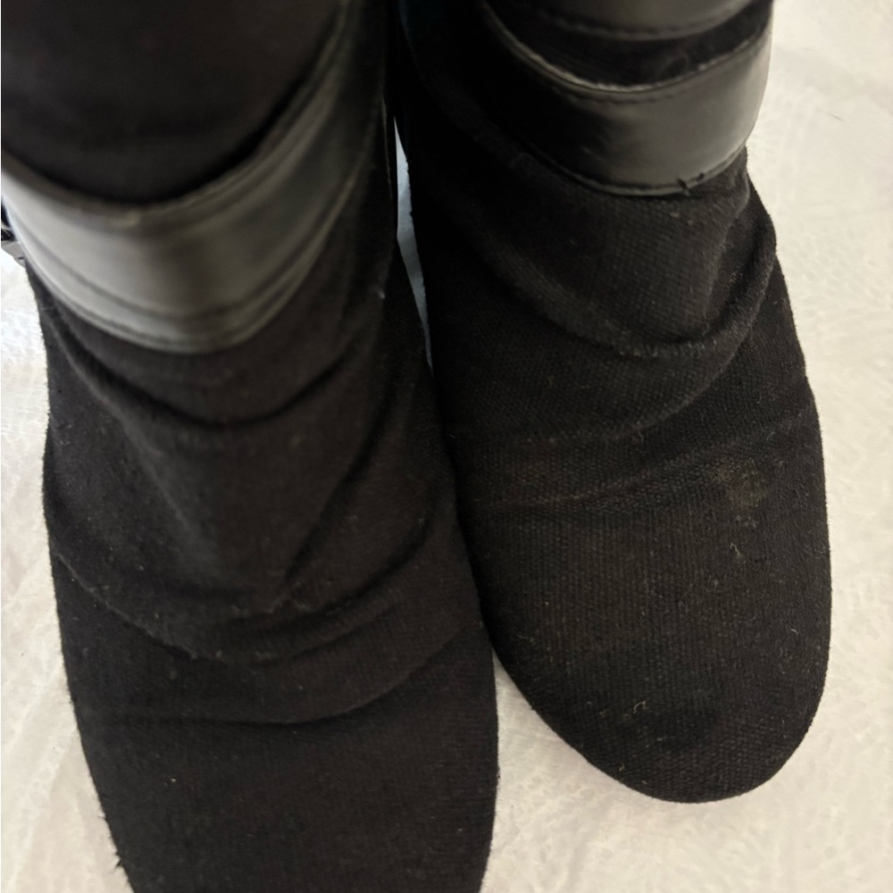 Punk Black Rocker Boots - Picture 8 of 10